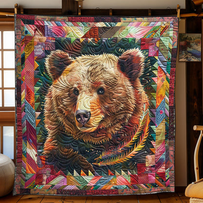 Bear’s Feathered Nest WN1408052CL Quilt