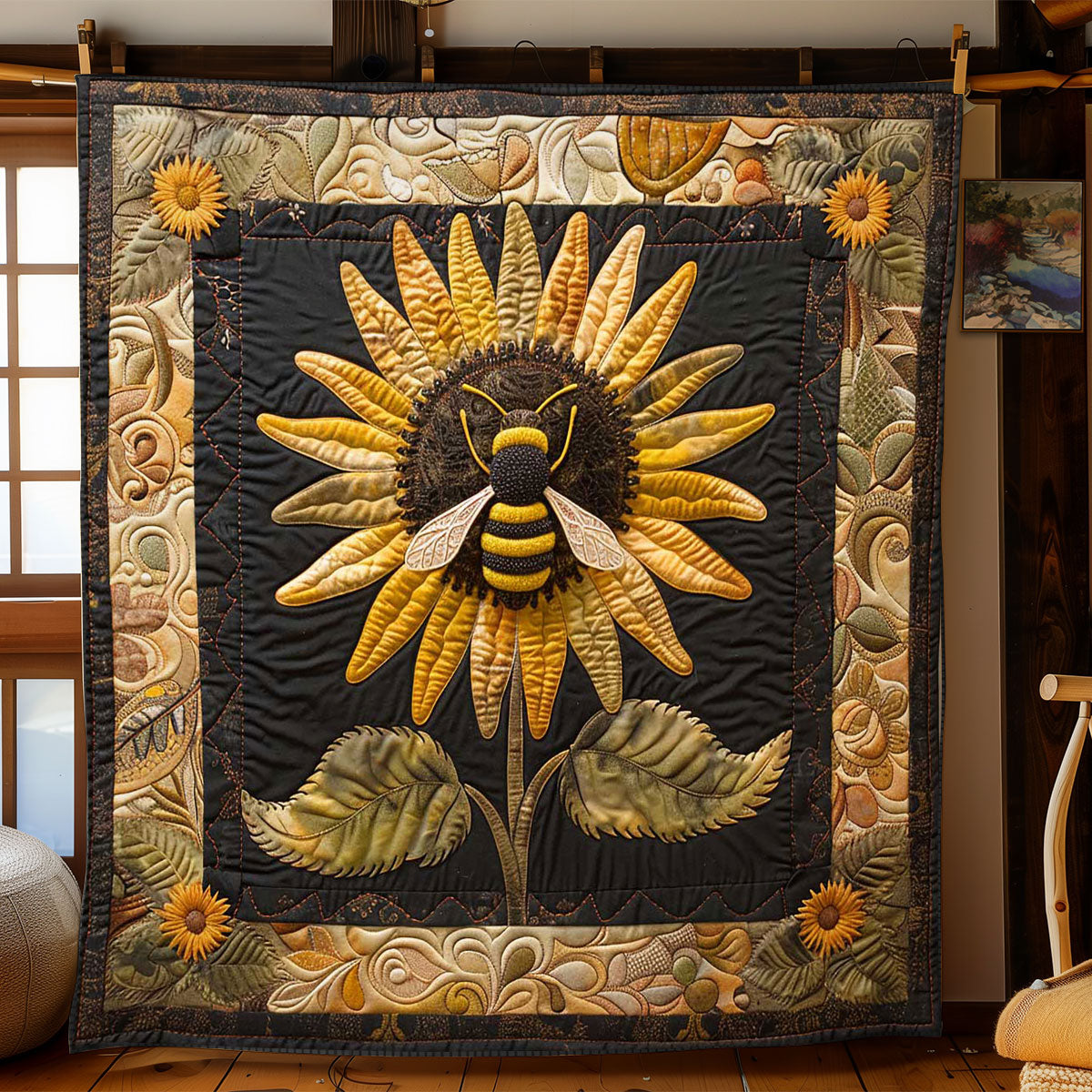 Bee Harmony WN2108104CL Quilt
