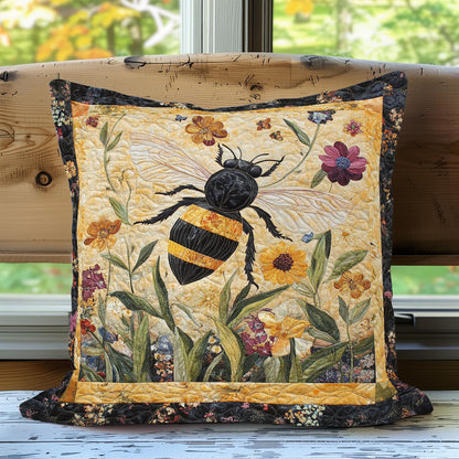 Bees And Flowers WN3107052CL Quilt Pillow Case