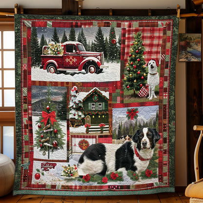 Bernese Mountain Winter Wonderland WN3008002CL Quilt