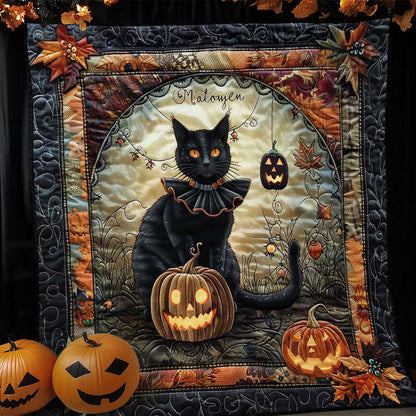 Black Cat's Halloween Haunt WN1908098CL Quilt