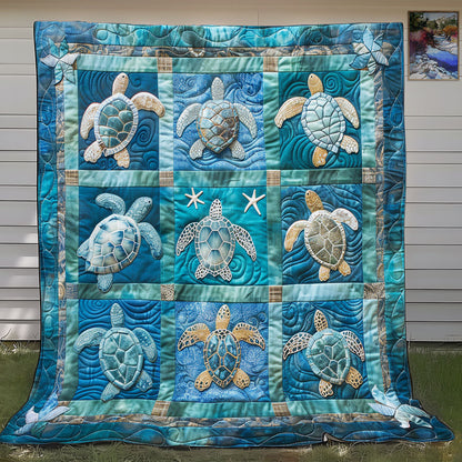 Blue Sea Turtles SR2208005CL Quilt