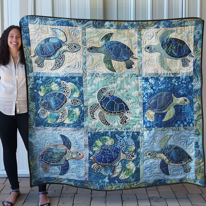 Blue Turtles WM0808027CL Quilt