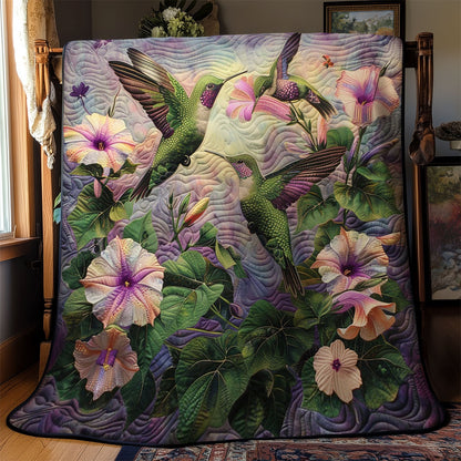 Blur Morning Hummingbird WM1908018CL Quilt