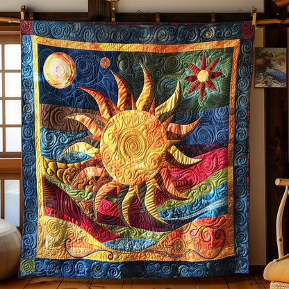 Bohemian Sun & Planets Throw WN1008066CL Quilt