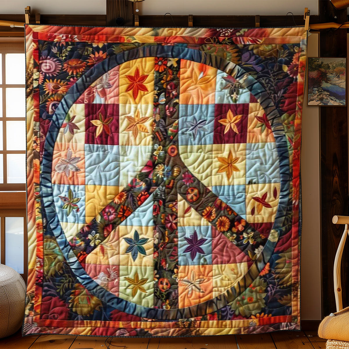 Boho Peace WN2108044CL Quilt