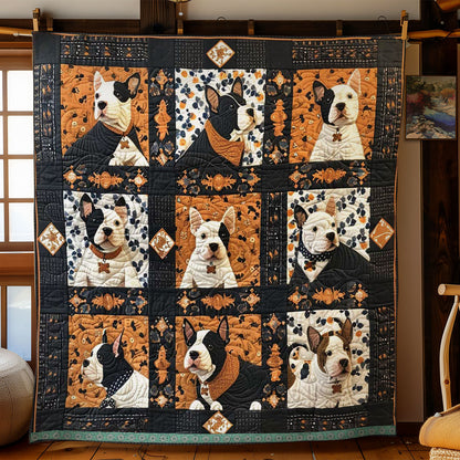 Bull Terriers Cute WN1209027CL Quilt
