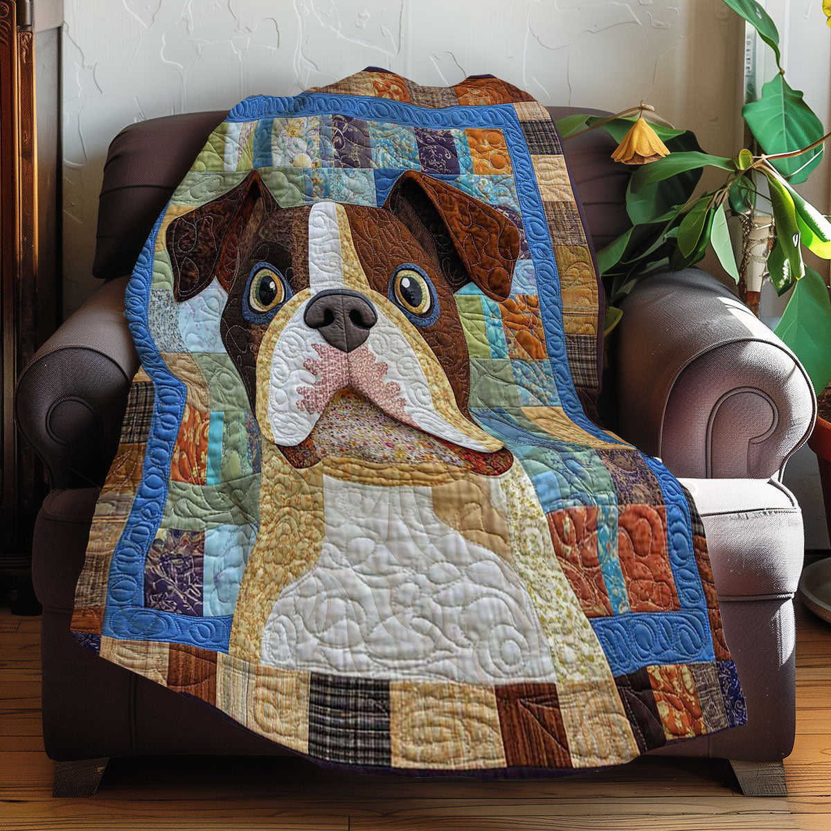 Bulldog Cozy WN0608012CL Quilt