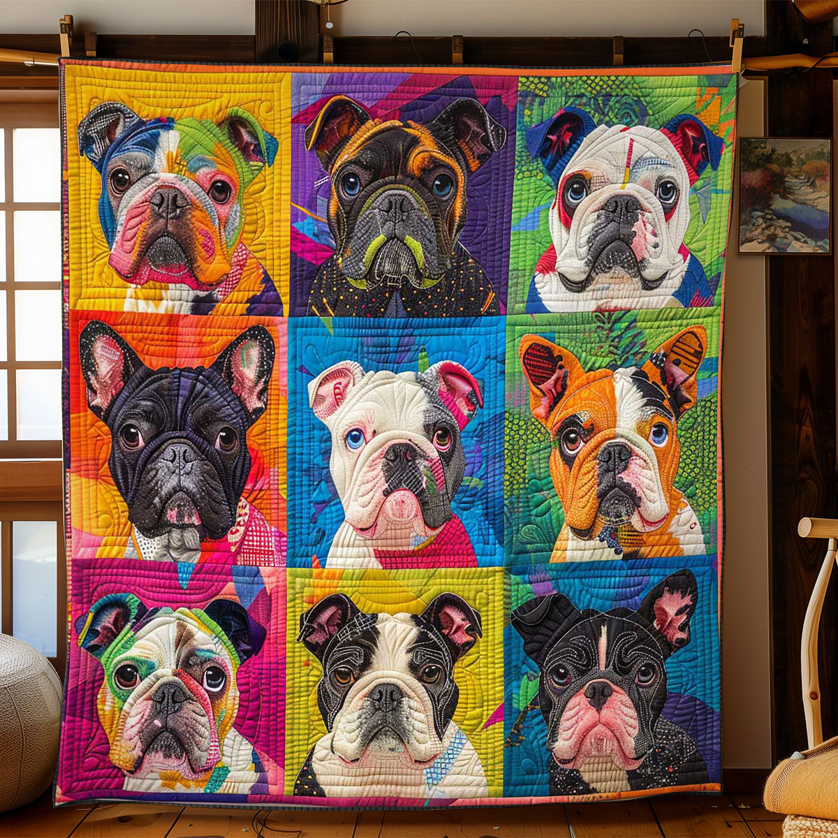 Bulldogs' Fortress WN1408029CL Quilt