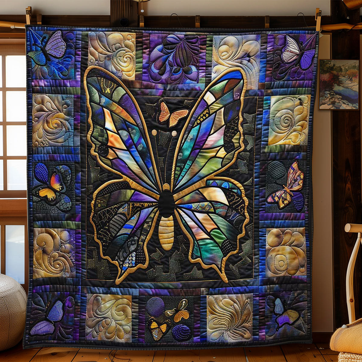 Butterfly Mystique WN2808047CL Quilt