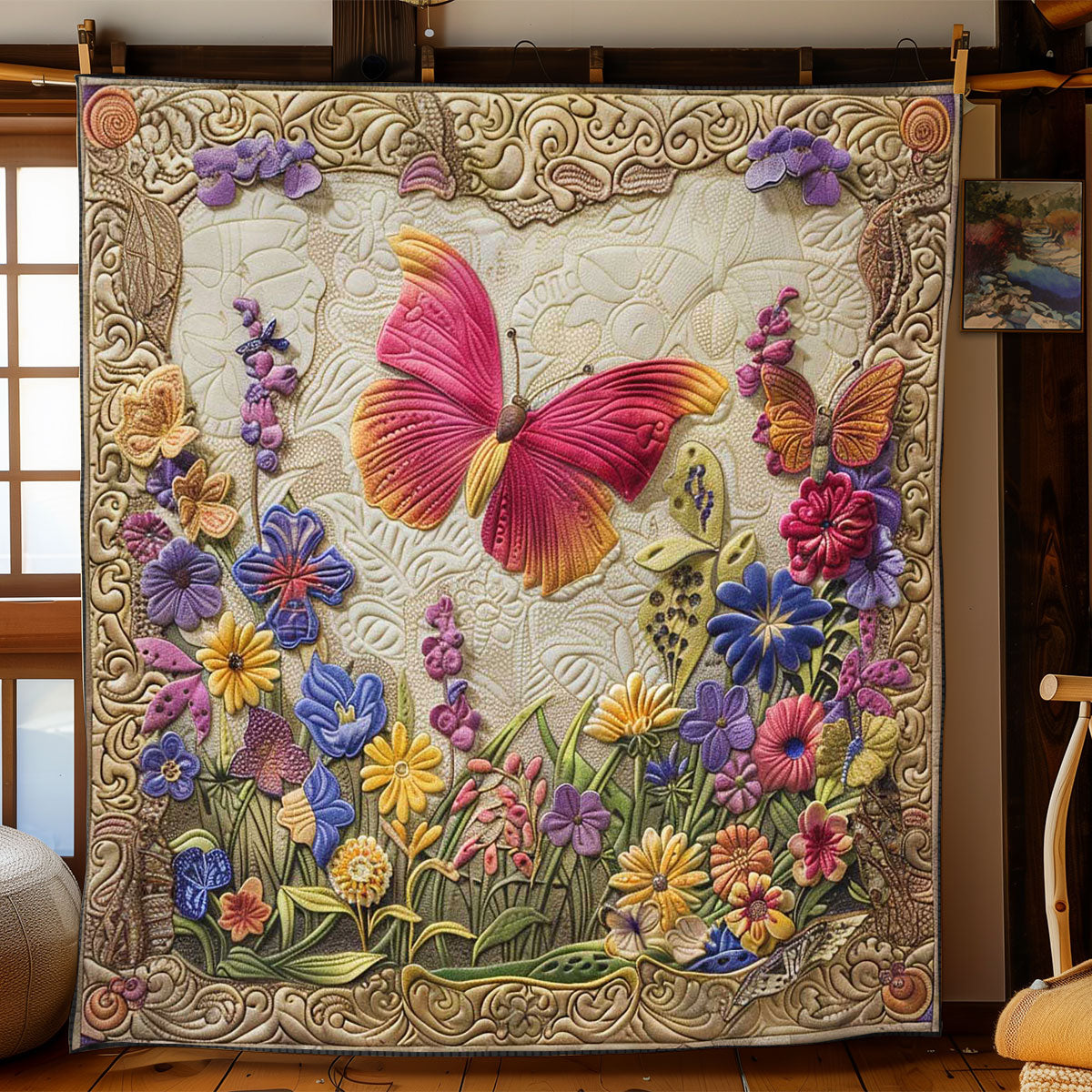 Butterfly Oasis WN2108168CL Quilt