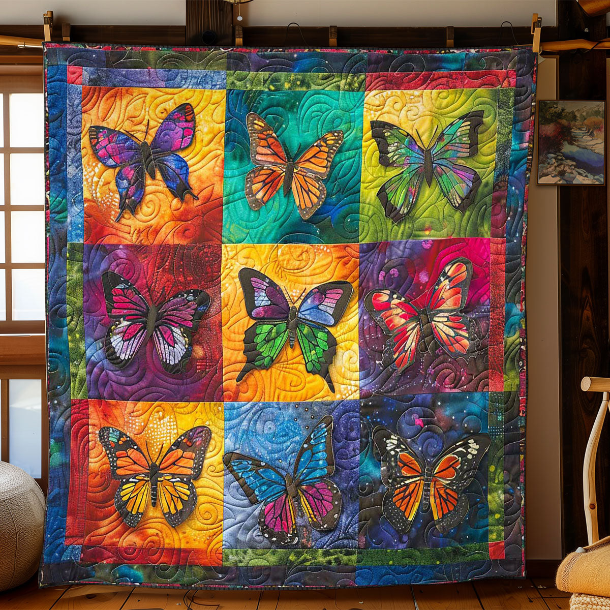 Butterfly Paradise WN2608007CL Quilt