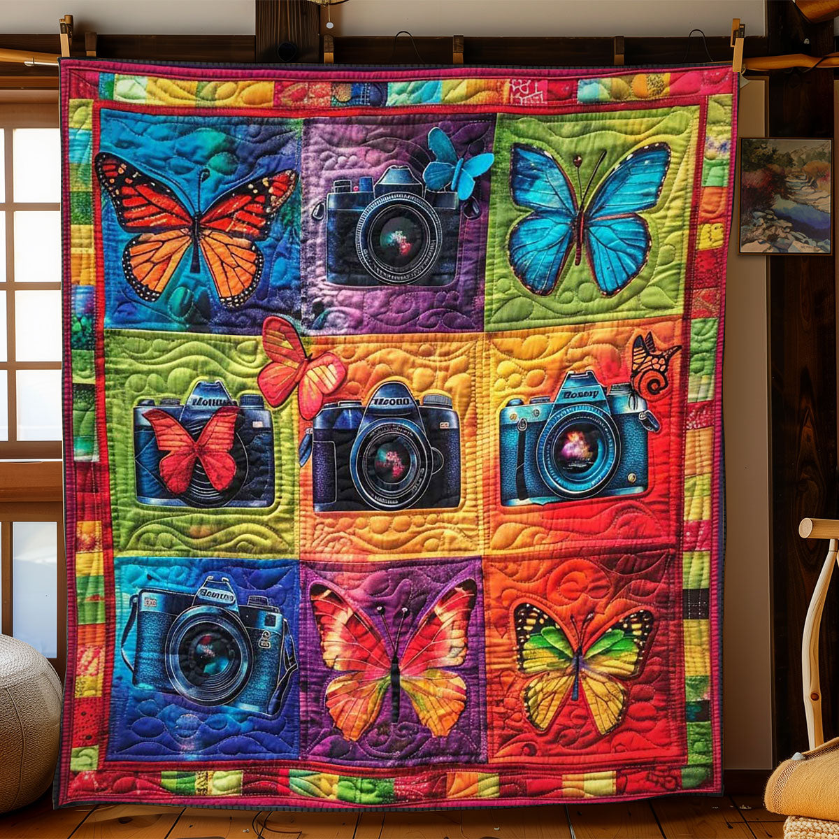 Camera Butterfly Dreams WN2608054CL Quilt