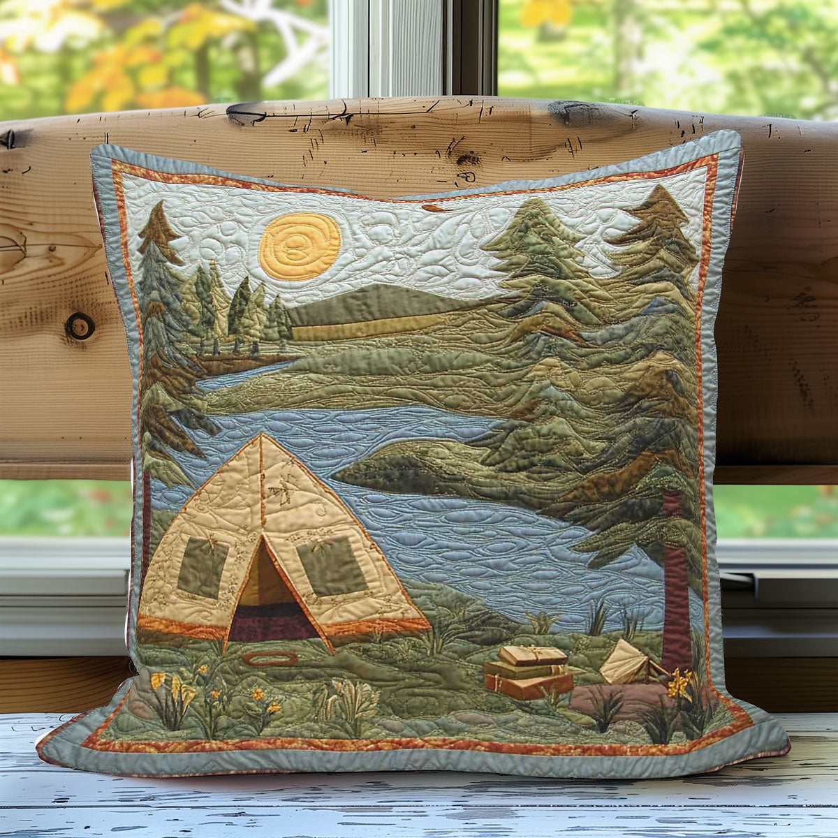 Campground Cozy WN0208058CL Quilt Pillow Case