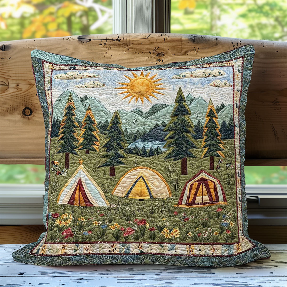 Campout Memories WN0208060CL Quilt Pillow Case