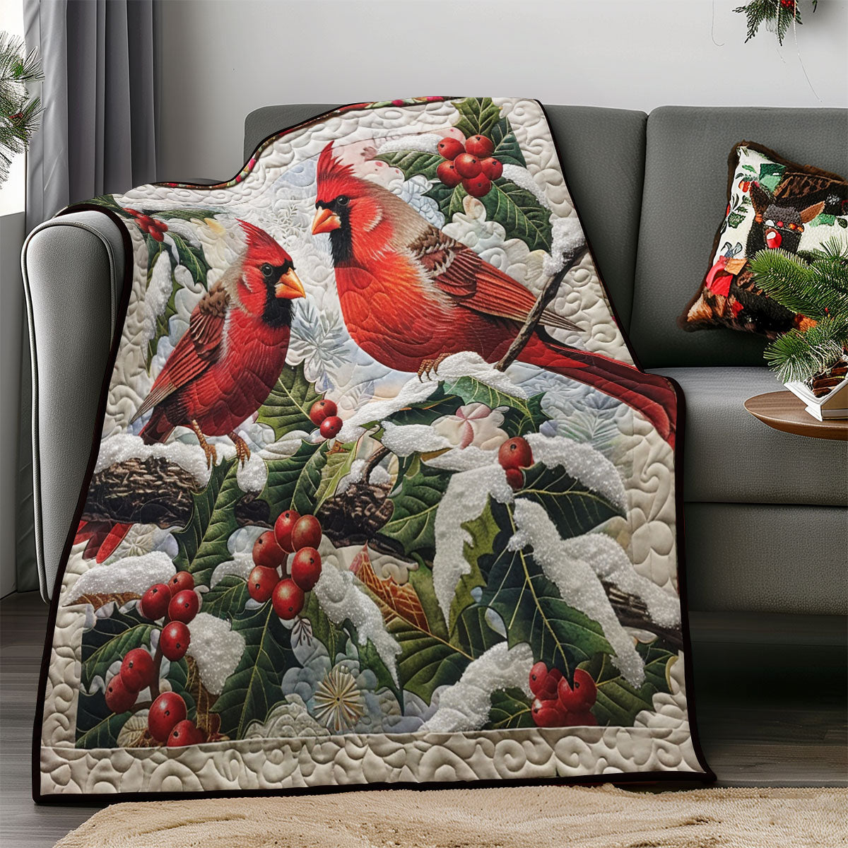 Cardinal And Flower SR2308006CL Quilt