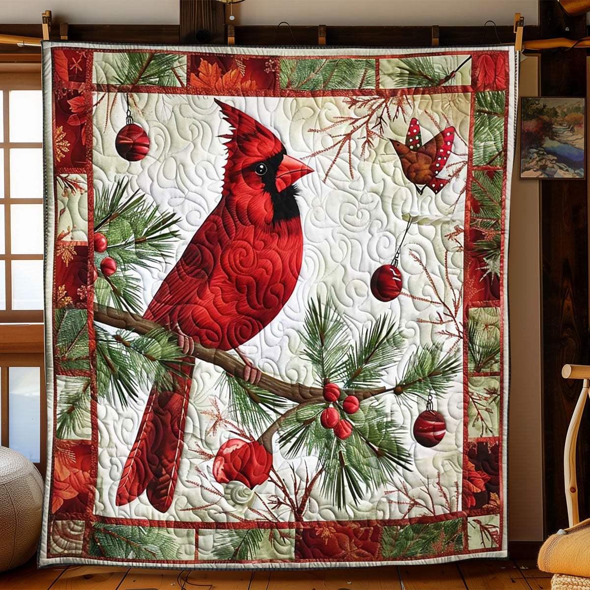 Cardinal Holiday Bliss WN1008071CL Quilt