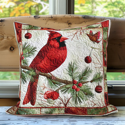 Cardinal Holiday Bliss WN1808052CL Quilt Pillow Case