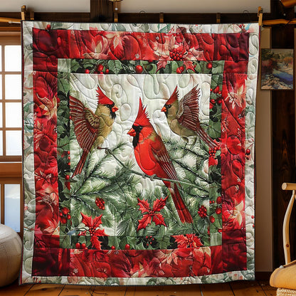 Cardinal's Snowy Perch WN1608014CL Quilt