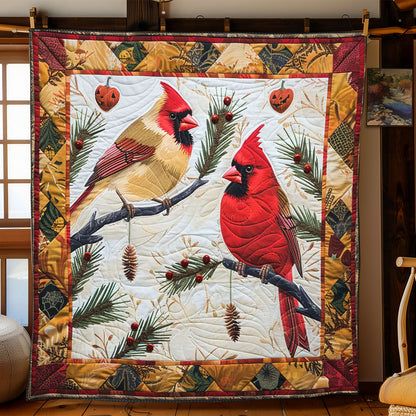 Cardinal's Winter Wonderland WN2608063CL Quilt