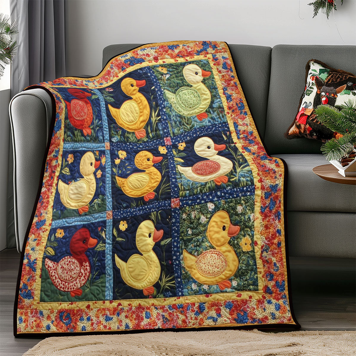 Cartoon Duckies WM0308031CL Quilt