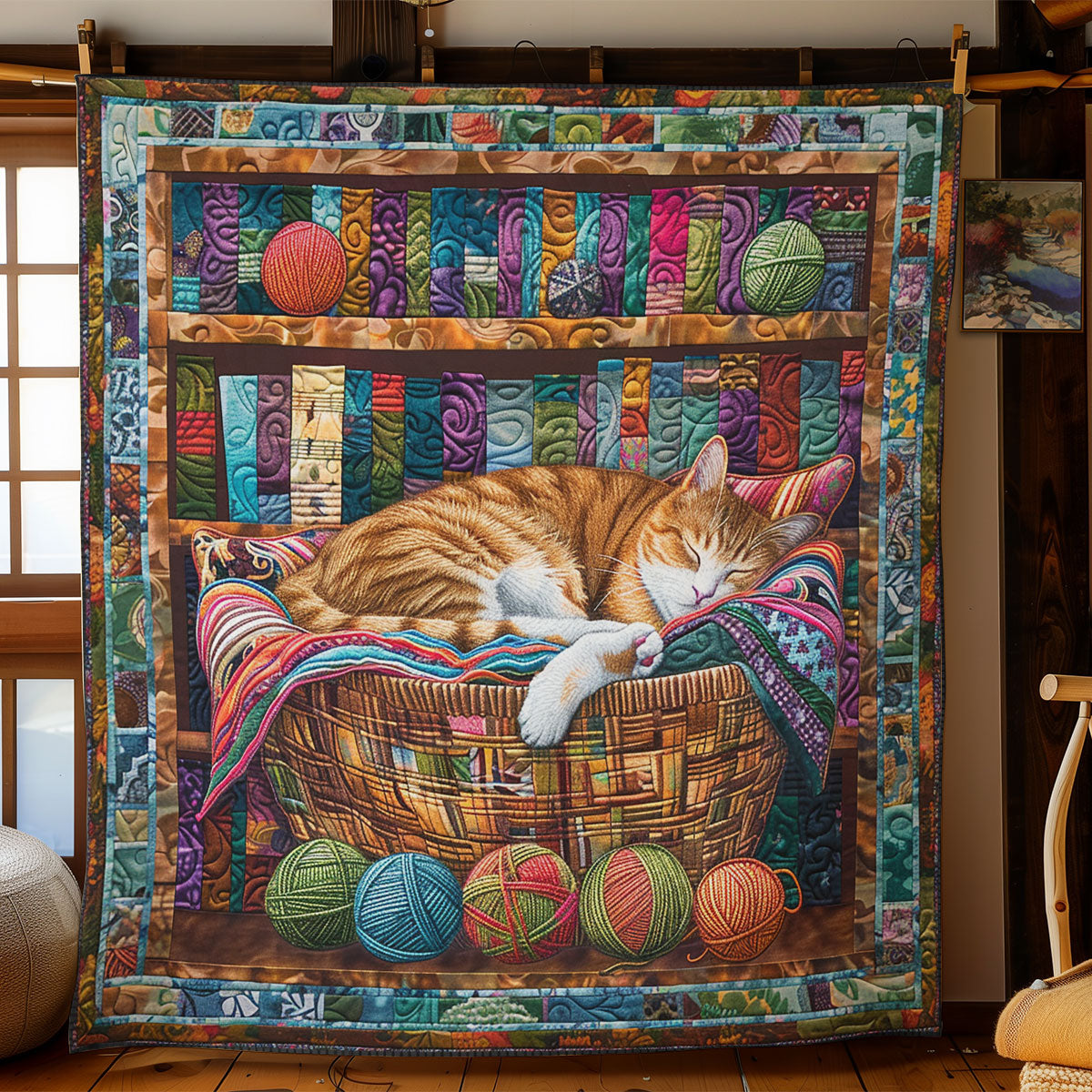 Cat Cozy Cuddles SR2608001CL Quilt