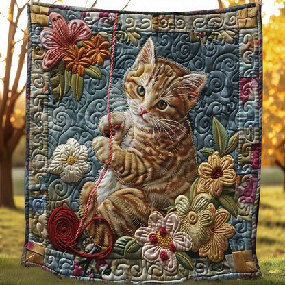 Cat Playful Yarn SR1308027CL Quilt