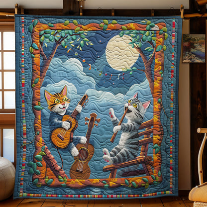 Cat Playing Music SR2008008CL Quilt