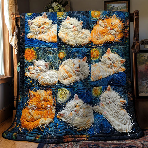 Cat Sleeping WM2308094CL Quilt