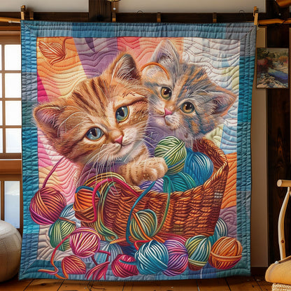 Cat With Yarn SR2008009CL Quilt