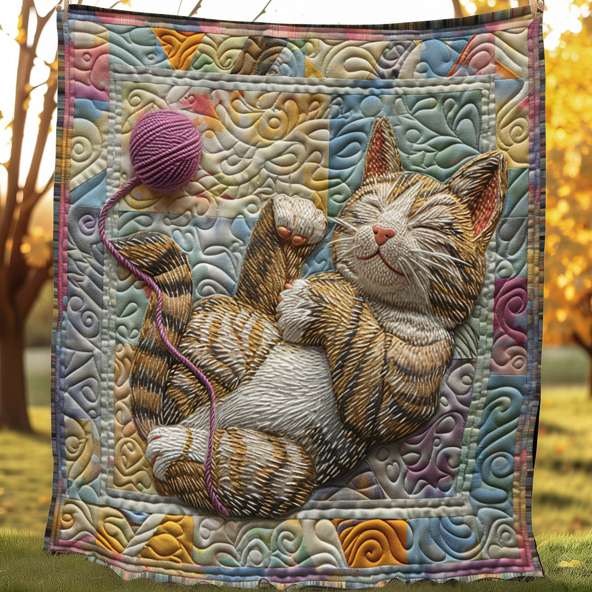 Cat Yarn Whiskers SR1308026CL Quilt