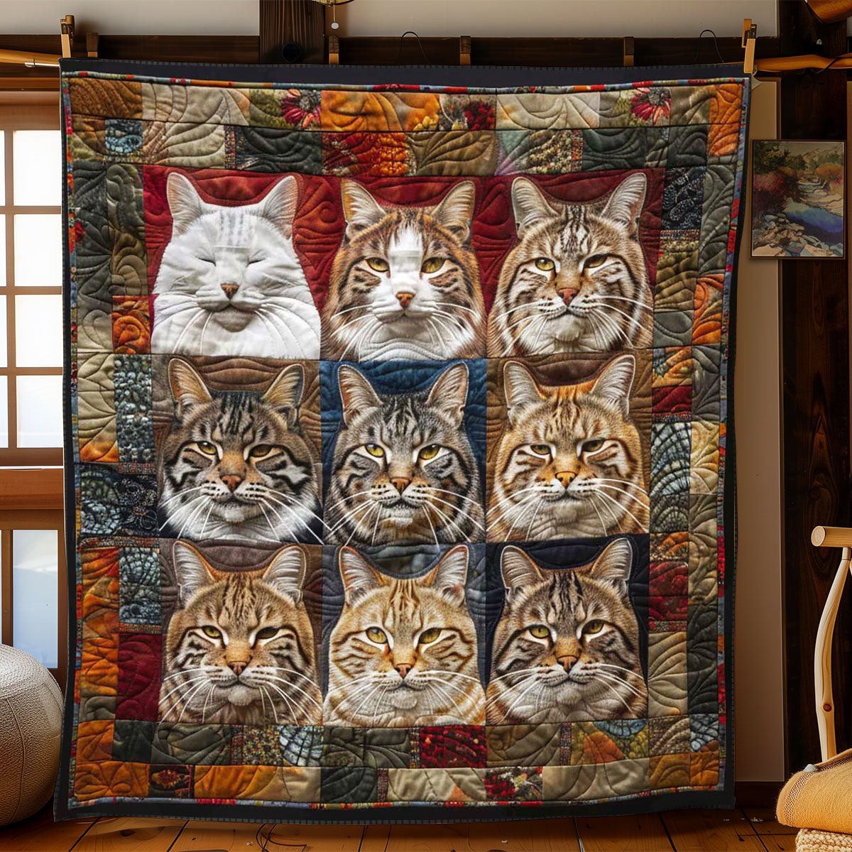 Cats Cozy Corner WN2108132CL Quilt