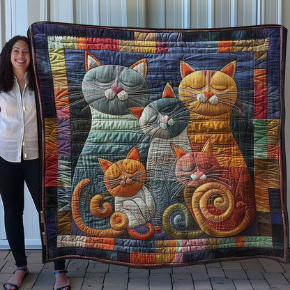 Cats Family WN0908075CL Quilt