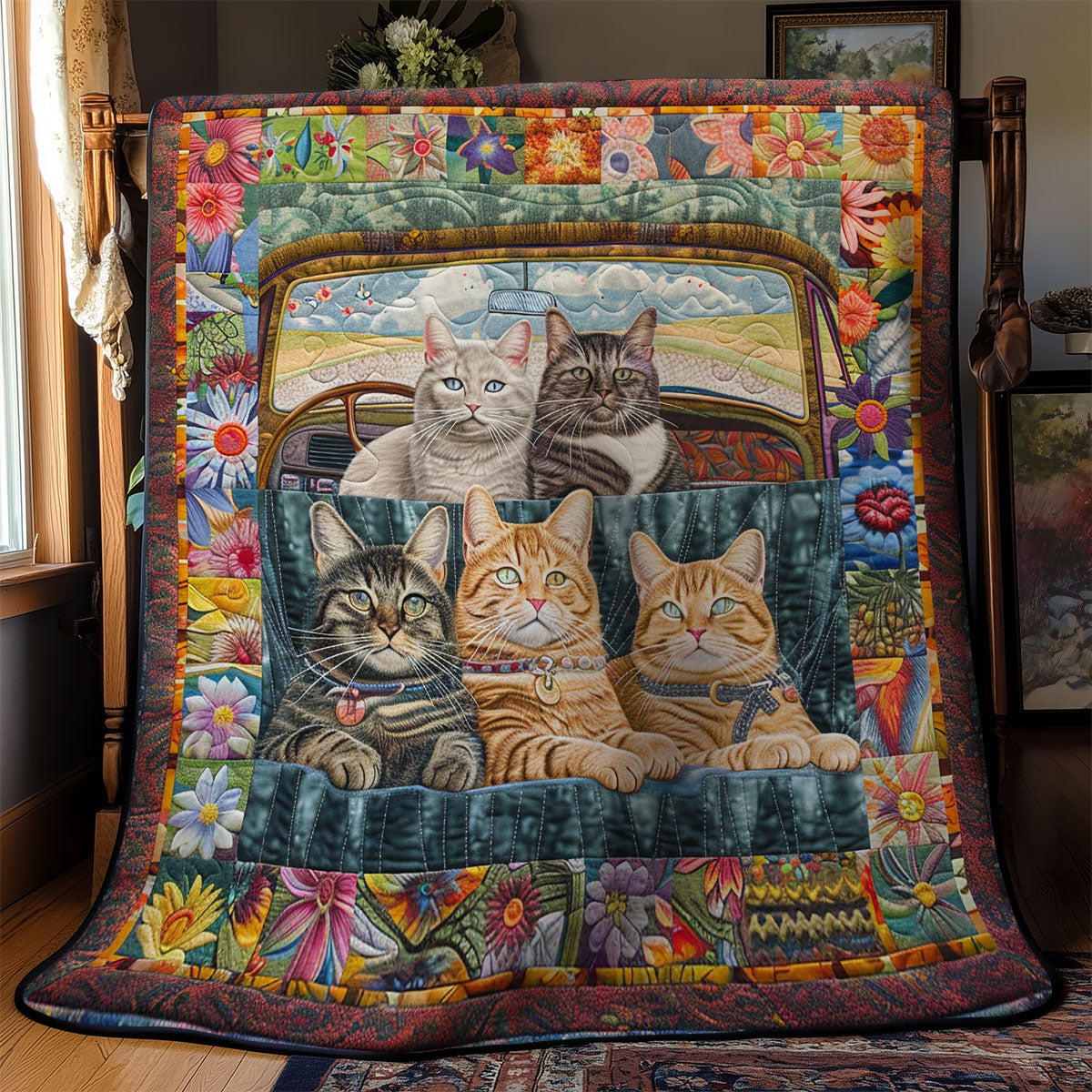 Cats Parade WM2808073CL Quilt