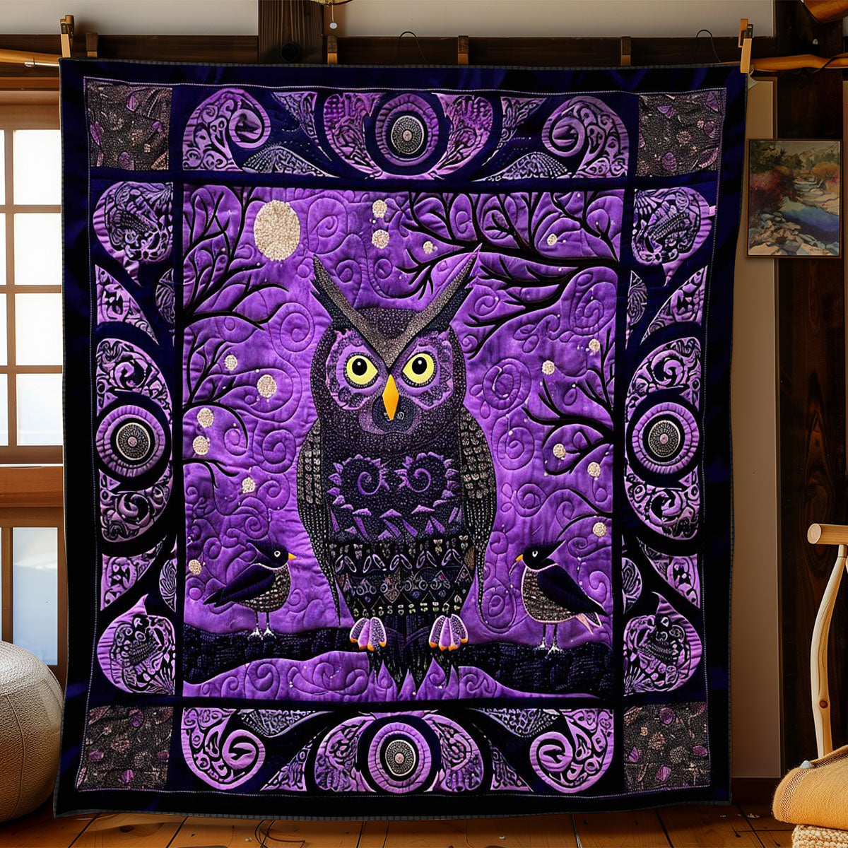 Celtic Night Owl WN2608150CL Quilt