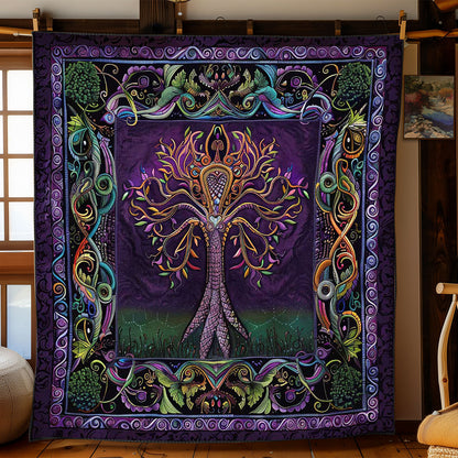 Celtic Tree Of The Cosmos WN2408161CL Quilt