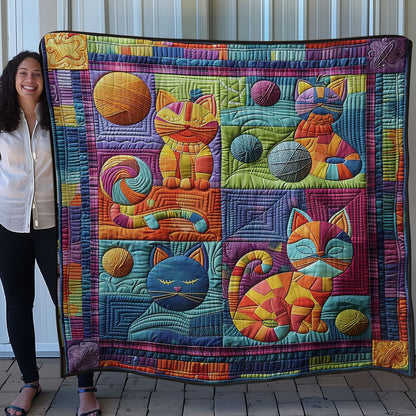 Charming Cat & Yarn WN0908047CL Quilt