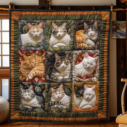 Charming Cats WN1508028CL Quilt