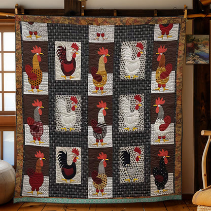Charming Chickens WN0509048CL Quilt