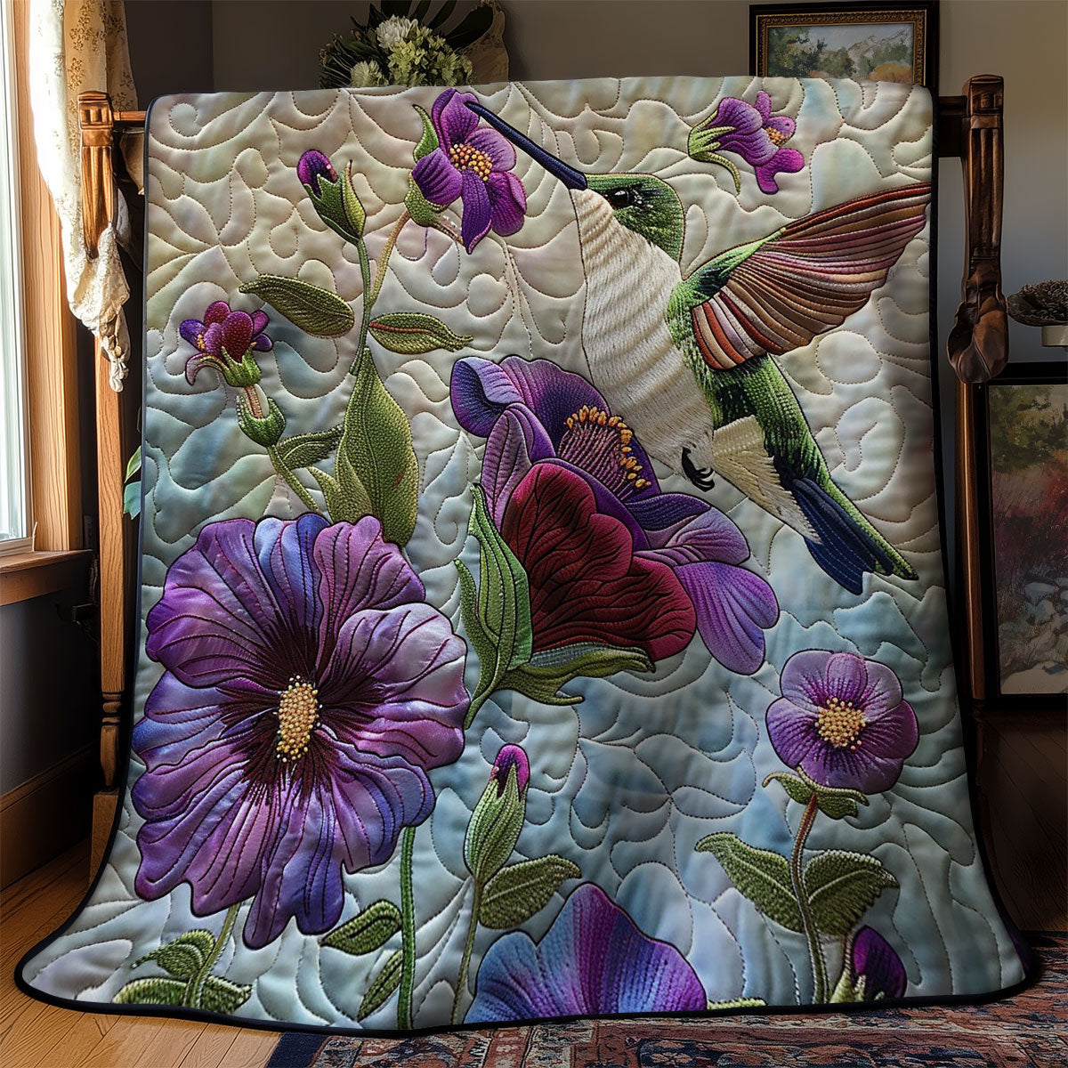 Charming Hummingbird WM2808001CL Quilt