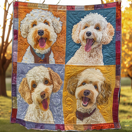 Charming Poodle SR1008047CL Quilt