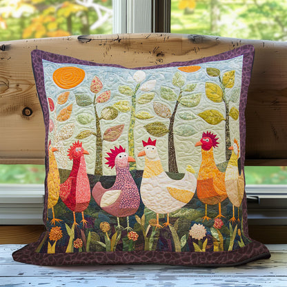 Cheerful Chicks WN2208061CL Quilt Pillow Case