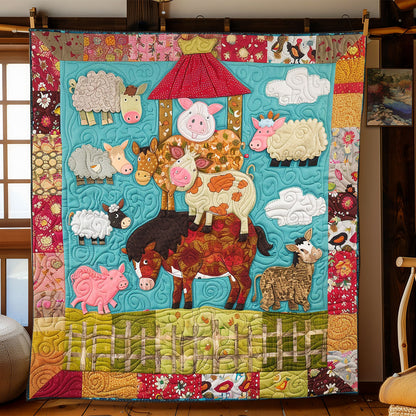 Cheerful Farm WN2208112CL Quilt