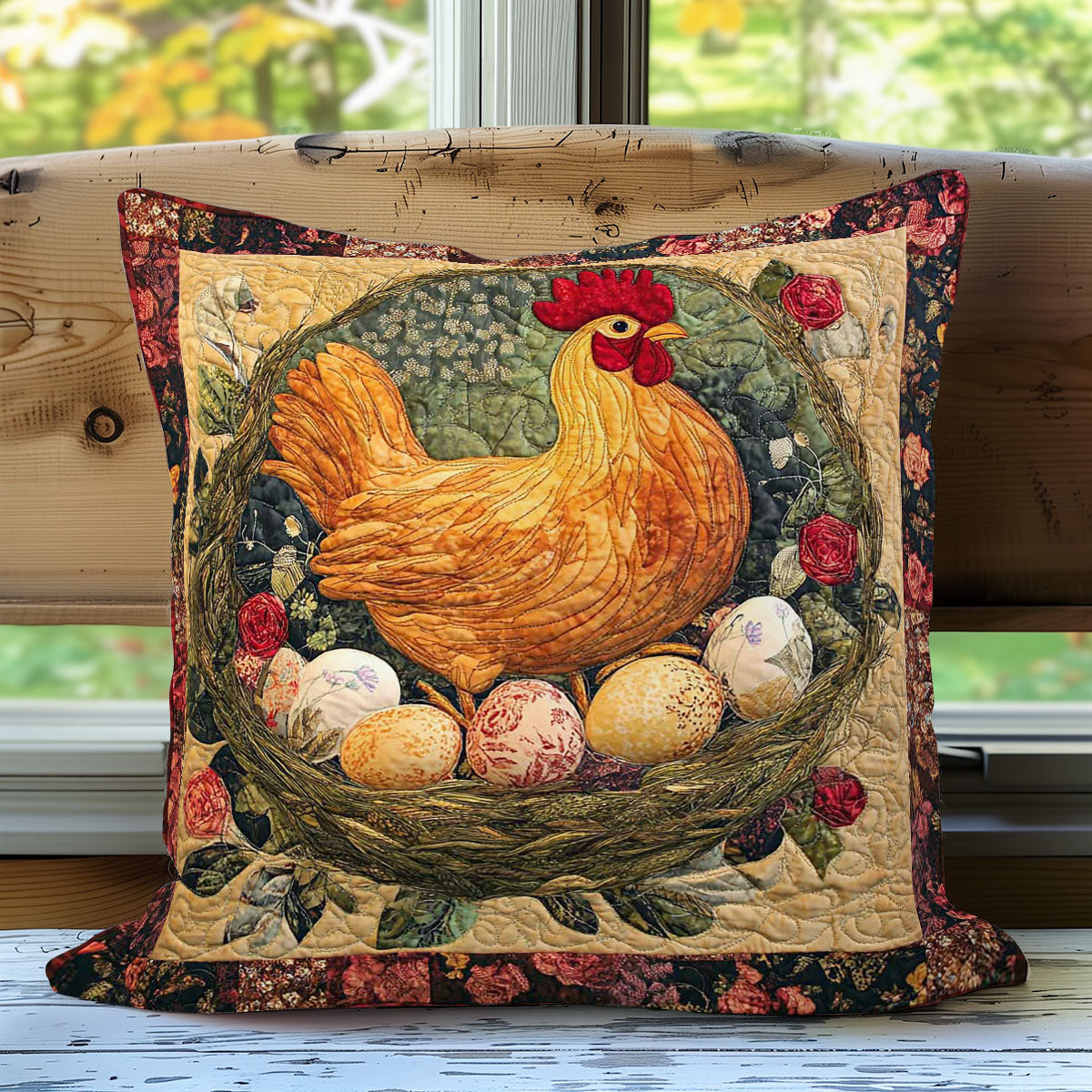 Chick & Egg Haven WN0208061CL Quilt Pillow Case