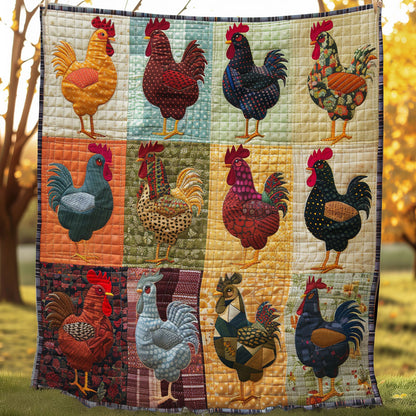 Farmhouse Chicken SR0808036CL Quilt