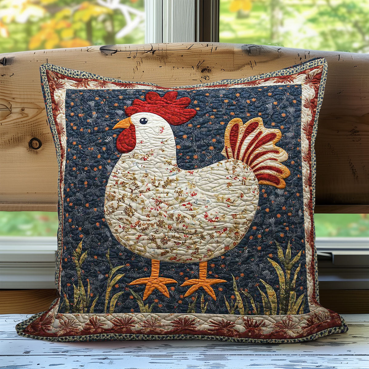 Chicken WN0208065CL Quilt Pillow Case