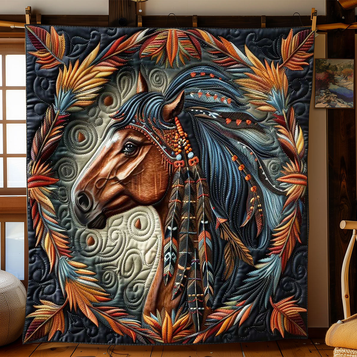 Chief's Horse WN1008007CL Quilt