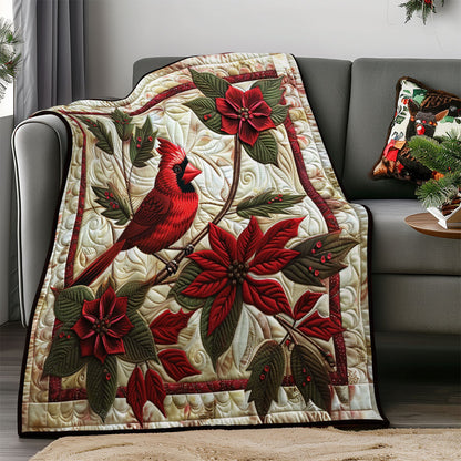 Christmas Cardinal SR1608046CL Quilt