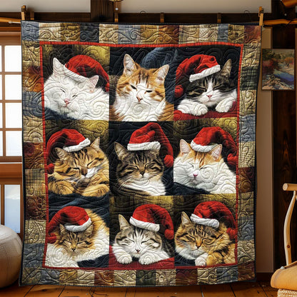 Christmas Cats Slumber WN1508104CL Quilt