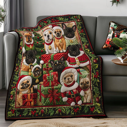 Christmas French Bulldog SR2008054CL Quilt